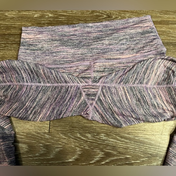 Lululemon High Times Pant in Space Dye Camo Tender Violet Black Grape Size 8 - Picture 7 of 9